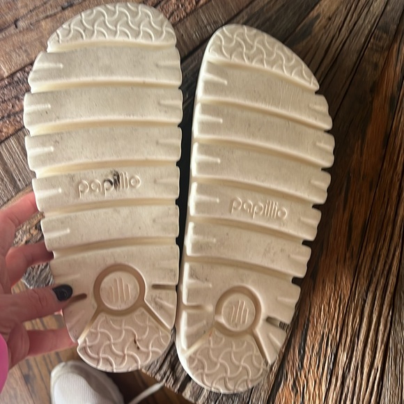 BIRKENSTOCK Boston Chunky Clogs Black/White Size 38 - Picture 5 of 5